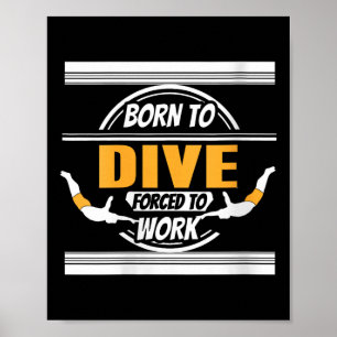 Poster Mulheres Onate Diver Life Humor Carreira Piada