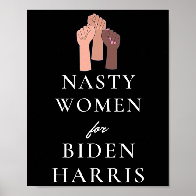 Poster Mulheres Para Biden Harris 2020 Kamala Harris Para (Frente)