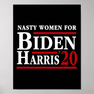 Poster Mulheres Para Joe Biden Kamala Harris 2020 Anti Tr