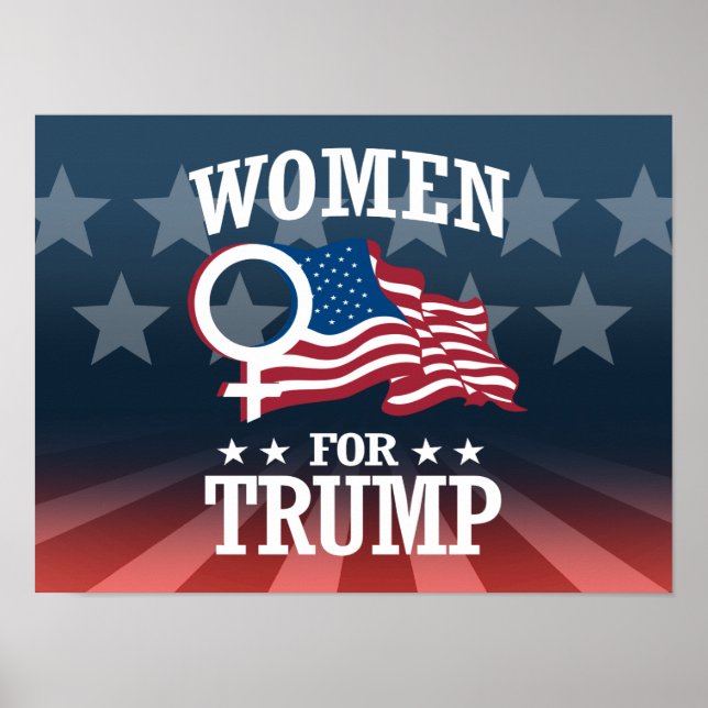 POSTER MULHERES PARA TRUMP (Frente)