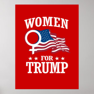 POSTER MULHERES PARA TRUMP
