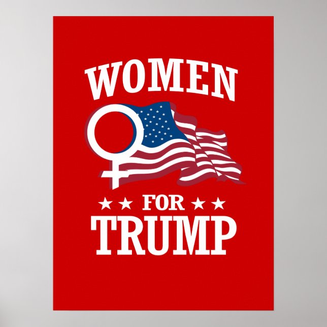 POSTER MULHERES PARA TRUMP (Frente)