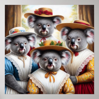 Poster Mulheres Pequenas da Koala