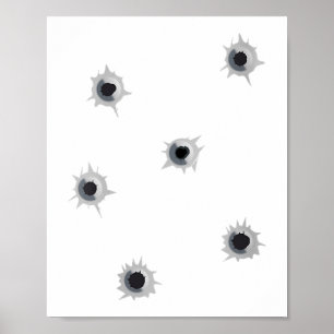 Poster Mulheres Quantos Buracos Esta Camisa Tem?