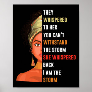 Poster Mulheres Que Sou Tempestade Que Assaltaram Para El