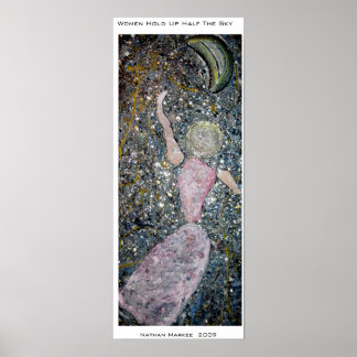 Pôster Mulheres Segurem Metade do Céu Nathan Markee