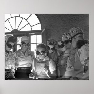 Pôster Mulheres Soldadura, 1942