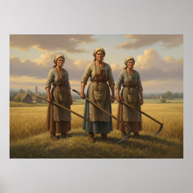 Poster Mulheres Trabalhadoras (Frente)
