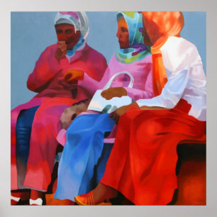 Poster Mulheres turcas em Istambul