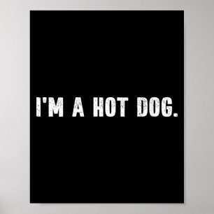 Poster Mulheres Um Cachorro-Quente Engraçado Instantâneo