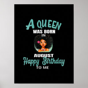 Poster Mulheres Uma Rainha Foi Nascer No Presente De Aniv