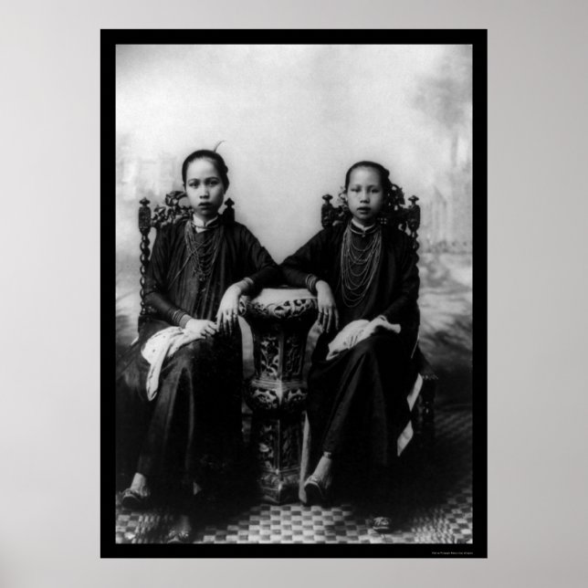 Poster Mulheres Vietnamitas 1903 (Frente)