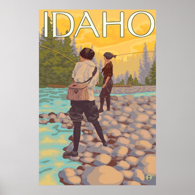 Poster Mulheres Voam Pescado - Idaho (Frente)