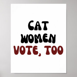 Poster Mulheres Votam Em Kamala Harris Para A Eleição Do