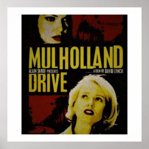 POSTER MULHOLLAND DRIVE DAVID LYNCH