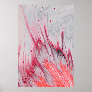 Poster Multicolored abstract painting