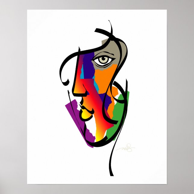 Poster Multicultural Woman Print (Frente)