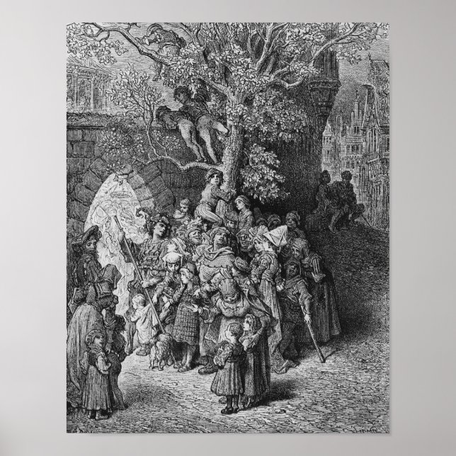 Poster Multidão de espectadores e espectadores (Frente)