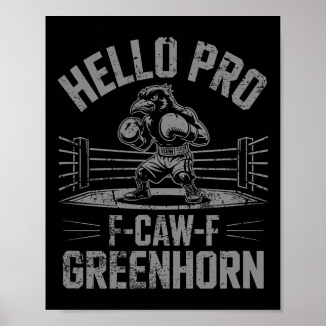 Poster Multidão Engraçada F Caw F Boxe  (Frente)