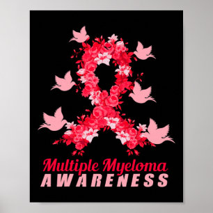 Poster Múltiplas Aves de Sensibilização para o Mieloma