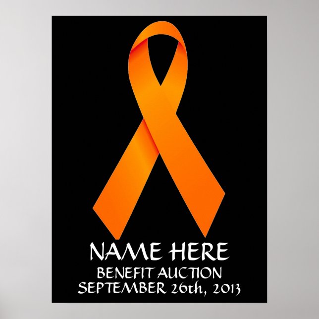 Pôster Multiple Sclerosis  Benefit Auction Ribbon (Frente)