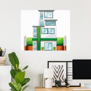 Poster Multistorey House
