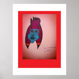 Poster Múmia Temática de Terror Inspirada no Egito