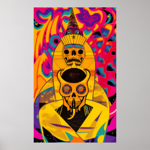 Poster Mumicídio Desinteligente - Arte Surreal Ken Gage