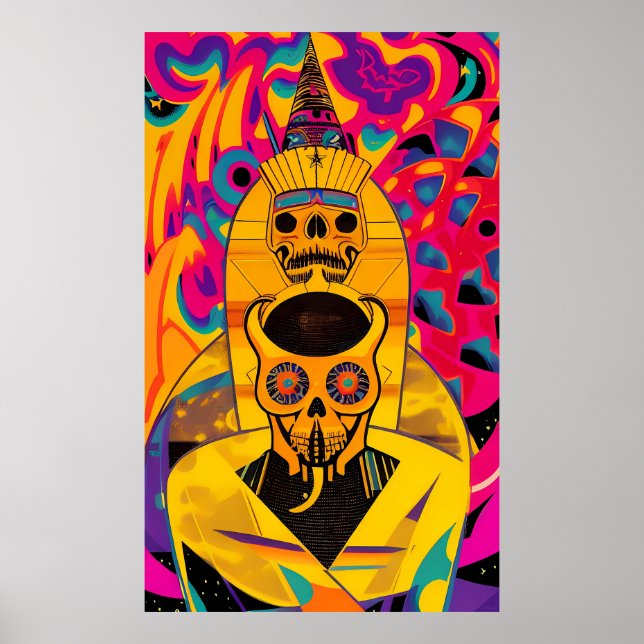 Poster Mumicídio Desinteligente - Arte Surreal Ken Gage (Frente)