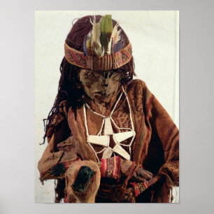 Poster Mummy adorned with bone jewellery, c.200 BC