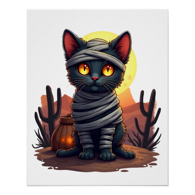 Pôster Mummy Cat Madness (Frente)