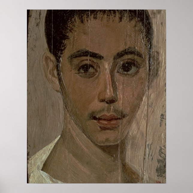 Poster Mummy Portrait of a Boy with an Injured Eye, from (Frente)