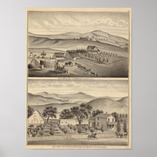 Pôster Munch, residências de Stanley, fazendas