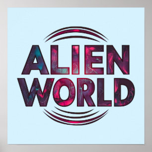 Poster Mundo alienígena
