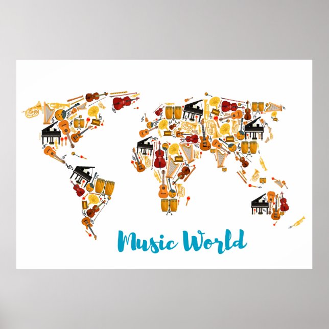 Poster Mundo da Música (Frente)