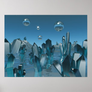 Poster Mundo de cristal