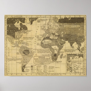 Poster Mundo habitado