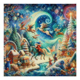 Pôster Mundo Imísico de Sonho Infantil