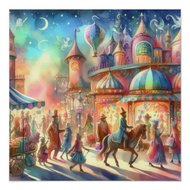 Pôster Mundo Imísico de Sonho Infantil (Frente)