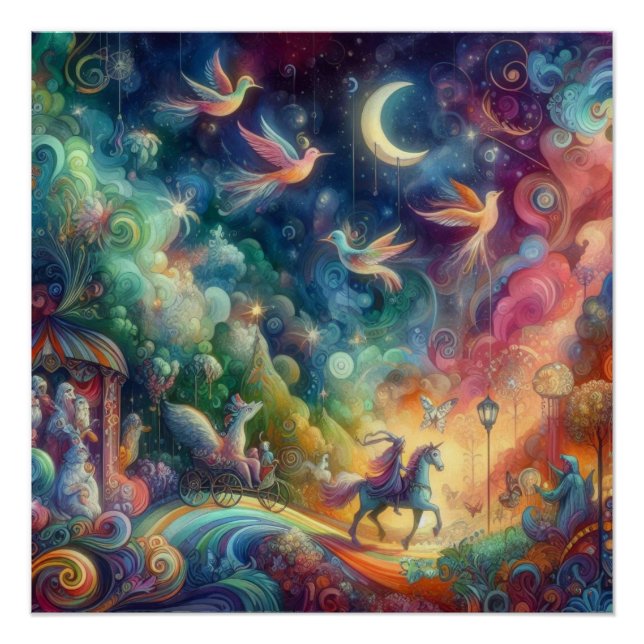 Pôster Mundo Imísico de Sonho Infantil (Frente)