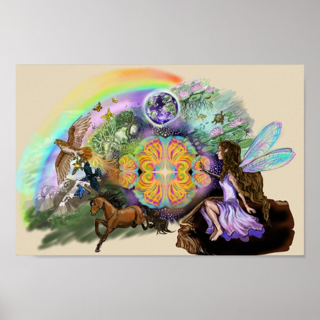 Poster Mundo que é Uma Fada (Frente)