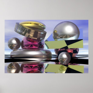 Pôster Mundos reflexivos