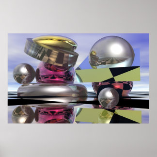 Pôster Mundos reflexivos