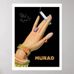 Pôster MURAD (Vintage 1920 ads)