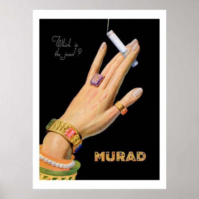 Pôster MURAD (Vintage 1920 ads) (Frente)
