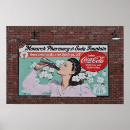 Poster Mural Celebra a Rota 66, Baxter Springs, Kansas