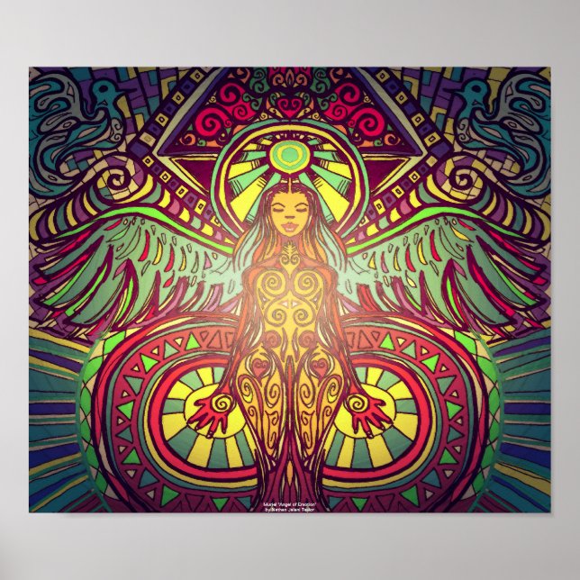 Pôster Muriel "Anjo das Emoções" (Frente)