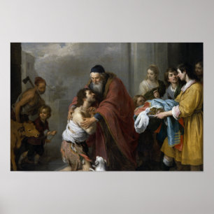 Pôster Murillo-Retorno de Bartolome Esteban do Prodigal