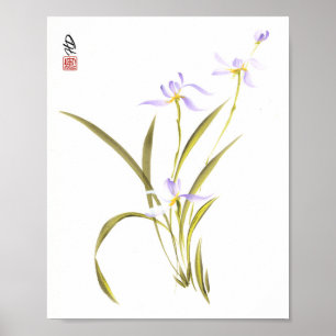 Poster Murmurios da Orquídea Matinal