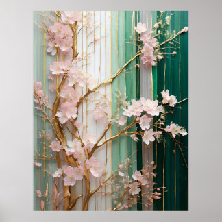 Poster Muro Blooming Cherry Blossoms